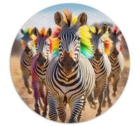 JigsawPuzzle 1000 Pieces for Adults African Zebra 1000-Piece Jigsaw Puzzle for Home Decor & Holiday Fun 67.5x67.5 cm