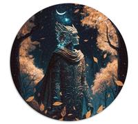 JigsawPuzzle 1000 Pieces for Adults Alien Planet Landscape Round Puzzles Brain Teaser Game for Teenagers,Perfect (Size 67.5x67.5cm)