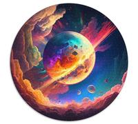 JigsawPuzzle 1000 Pieces for Adults Alien Planet Round Paper Puzzles for Teenagers Age Group 14+, Home Decor 1000pcs (67.5x67.5cm)