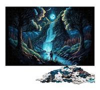 JigsawPuzzle 1000 Pieces for Adults Alien Planet Tree Jigsaw Puzzles for Adults Adult Game Gift Family Interactive Game Brain Challenge Gift 50x75CM/19.68x29.52inch