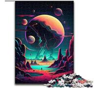 JigsawPuzzle 1000 Pieces for Adults Alien Planet Wooden Jigsaw size 50x75cm Home Decor Brain Teaser Game for Teenagers & Family Interaction