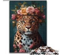 JigsawPuzzle 1000 Pieces for Adults Animal Leopard, Challenging Game Toys Wall Decoration Unique Birthday And Xmas Gifts (Size 50x75cm)