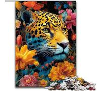 JigsawPuzzle 1000 Pieces for Adults Animal Leopard, for And 14 Years And over for Educational Game Challenge Toy Gift for Birthdays (Size 26x38cm)