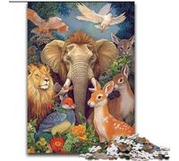 JigsawPuzzle 1000 Pieces for Adults Animal World cardboard Jigsaw Puzzles 26X38CM DIY Decoration, Brain Challenge, for Adult, Family