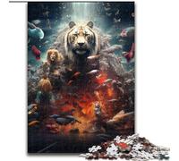 JigsawPuzzle 1000 Pieces for Adults Animal World Jigsaw Family Interactive Game, Ideal for Teenagers, Brain Teaser Gift (size : 50x75cm)