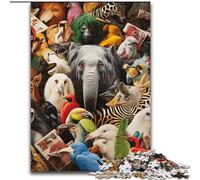 JigsawPuzzle 1000 Pieces for Adults Animal World Puzzle for Teenagers, Family Game Night, Brain-Challenging Gift Idea (size : 26x38cm)
