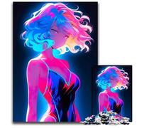 JigsawPuzzle 1000 Pieces for Adults Anime Cool Swimsuit Girl Paper Jigsaw Puzzles Home Decor Brain Teaser Game for Teenagers & Family Interaction 1000 PCS(38x26cm)