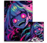 JigsawPuzzle 1000 Pieces for Adults Anime Monster Girl Impossible Jigsaw Puzzles for Adults Brain Challenge for Teenagers & Home Decor 1000 PCS(75x50cm)