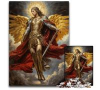 JigsawPuzzle 1000 Pieces for Adults Archangel Michael Impossible Jigsaw Puzzles for Adults Brain Challenge for Teenagers & Home Decor 1000 PCS(75x50cm)