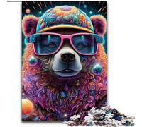 JigsawPuzzle 1000 Pieces for Adults Art Animal Bear Challenging Puzzles Interactive Family Game, DIY Home Decor, Brain Teaser Gift size 38x26cm