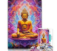 JigsawPuzzle 1000 Pieces for Adults Art Buddha,Decompressing Intellectual Educational Toy Is Ideal As Gifts for The Whole Family 38x26cm