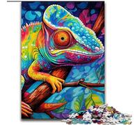 JigsawPuzzle 1000 Pieces for Adults Art Chameleon Puzzle for Home Decor, Ideal Christmas & New Year Gift for Teenagers (size : 50x75cm)