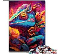 JigsawPuzzle 1000 Pieces for Adults Art Chameleon Puzzles for Adults for Birthdays, Holidays, And Home Decor (Szie 50x75cm)