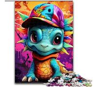 JigsawPuzzle 1000 Pieces for Adults Art Dragon Baby Challenging Puzzles size 26x38cm for Teenagers, Family Game Night, Brain-Challenging Gift Idea