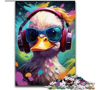 JigsawPuzzle 1000 Pieces for Adults Art Duck cardboard Puzzles size 26x38cm Brain Teaser Game for Teenagers, Perfect