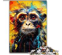 JigsawPuzzle 1000 Pieces for Adults Art Monkey Jigsaw Perfect for Teenagers & Family Fun, for Birthdays (size : 26x38cm)