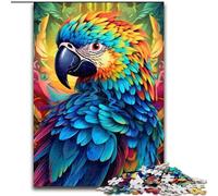 JigsawPuzzle 1000 Pieces for Adults Art Parrot cardboard Puzzles size 26x38cm Brain Teaser Game for Teenagers, Perfect