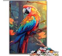 JigsawPuzzle 1000 Pieces for Adults Art Parrot Impossible Jigsaw Puzzles for Adults Family Interactive Game, Ideal for Teenagers, Brain Teaser Gift (Size 38x26cm)