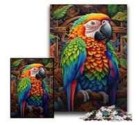 JigsawPuzzle 1000 Pieces for Adults Art Parrot Puzzles for Adults 26x38 cm Perfect for Family Fun on Christmas, Thanksgiving, Birthdays & Easter