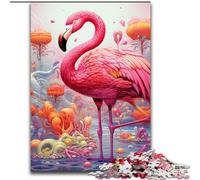 JigsawPuzzle 1000 Pieces for Adults Art Psychedelic Flamingo Puzzle Challenging Brain Teaser, Family Activity, Home Decor, (size : 50x75cm)