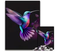 JigsawPuzzle 1000 Pieces for Adults Artificial Hummingbird Impossible Jigsaw Puzzles for Adults Brain Teaser Game Interactive Family Game Suitable for Ages 1000 PCS(38x26cm)