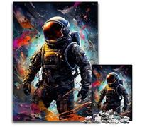 JigsawPuzzle 1000 Pieces for Adults Astronaut cardboard Jigsaw Ideal for Lover, Perfect Christmas, New Year, Valentine's Gift 26X38CM/10.23x14.96inch