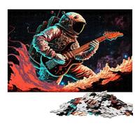 JigsawPuzzle 1000 Pieces for Adults Astronaut Exploration cardboard Jigsaw Ideal for Lover, Perfect Christmas, New Year, Valentine's Gift 26X38CM/10.23x14.96inch
