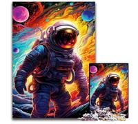 JigsawPuzzle 1000 Pieces for Adults Astronaut Jigsaw Puzzles for Adults Adult Game Gift Family Interactive Game Brain Challenge Gift 50x75CM/19.68x29.52inch