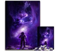 JigsawPuzzle 1000 Pieces for Adults Astronaut Lost in Space Jigsaw Puzzles for Adults Ideal for Lover, Perfect Christmas, New Year, Valentine's Gift 26X38CM/10.23x14.96inch