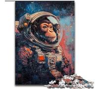 JigsawPuzzle 1000 Pieces for Adults Astronaut Monkey Jigsaw for Family Fun Perfect for Holidays, Interactive Game Nights (size 26x38cm)