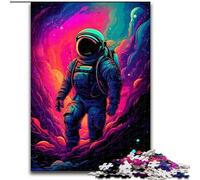 JigsawPuzzle 1000 Pieces for Adults Astronaut Nebula Walk cardboard Jigsaw Puzzles for Adults size 26x38cm Perfect, DIY Artwork