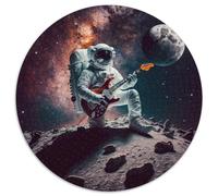 JigsawPuzzle 1000 Pieces for Adults Astronaut Playing Guitar Difficult Puzzles for Adults Challenging Brain Teaser - Relaxing Toy for Teenagers (Size 67.5x67.5cm)