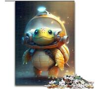JigsawPuzzle 1000 Pieces for Adults Astronaut Space Turtle Made of Wood, Perfect Christmas & New Year Gift, 50x75cm An for Christmas Or Birthdays