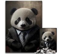 JigsawPuzzle 1000 Pieces for Adults Baby Panda Wooden Jigsaw Puzzles for Adults Challenging DIY Brain Teaser for Teenagers 1000 PCS(75x50cm)