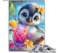JigsawPuzzle 1000 Pieces for Adults Baby Penguin, for 14+ Challenging Game As A Gift for The Whole Family And Friends (Size50x75cm)