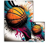 JigsawPuzzle 1000 Pieces for Adults Basketball Sports Impossible Jigsaw Puzzles for Adults Perfect for Halloween, Christmas, Birthday Gift 50x75CM/19.68x29.52inch