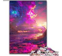 JigsawPuzzle 1000 Pieces for Adults Beautiful Alien Planet Jigsaw Puzzle Made of Wood,Fun at Home Activities, Birthday Present, Travel Gifts 1000pcs(50x75cm)