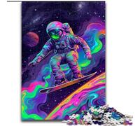 JigsawPuzzle 1000 Pieces for Adults Beautiful Astronauts Puzzle Gift DIY Fun Suitable for Home Living Room Office Decoration (size : 26x38cm)