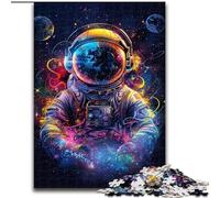 JigsawPuzzle 1000 Pieces for Adults Beautiful Astronauts Puzzle Made of cardboard,Family Interactive Game, Brain Teaser Gift, Educational Toy 1000pcs(26x38cm)
