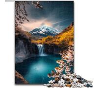 JigsawPuzzle 1000 Pieces for Adults Beautiful Mountains And Lakes, Games Toys Gift Unique Birthday And Gifts for And Age 14 Years Up (Size 26x38cm)
