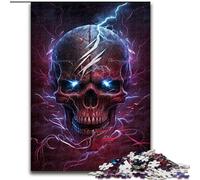 JigsawPuzzle 1000 Pieces for Adults Beautiful Skull Puzzle Brain Teaser Game for Teenagers, for Family Game Night (size : 50x75cm)