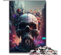 JigsawPuzzle 1000 Pieces for Adults Beautiful Skull Puzzle Brain Teaser Game for Teenagers, for Family Game Night (size : 50x75cm)