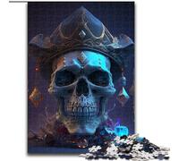 JigsawPuzzle 1000 Pieces for Adults Beautiful Skull Puzzle Challenging Brain Teaser, Family Activity, Home Decor, (size : 26x38cm)