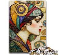JigsawPuzzle 1000 Pieces for Adults Beautiful Sleeping Woman Toys Educational Games Stress Relieving Artists Collection, Fine Art 26x38cm