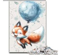 JigsawPuzzle 1000 Pieces for Adults Beautiful Watercolor Fox Puzzle Made of cardboard,Family Fun Craft, Perfect for Birthdays, Holidays 1000pcs(26x38cm)