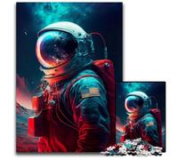 JigsawPuzzle 1000 Pieces for Adults Beyond The Stars Astronaut Impossible Jigsaw Puzzles for Adults Birthday Gift Idea, Challenging Brain Teaser Game 50x75CM/19.68x29.52inch