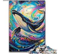 JigsawPuzzle 1000 Pieces for Adults Blue Whale Puzzles for Adults for Family Fun Perfect for Holidays, Interactive Game Nights (Size 26x38cm)