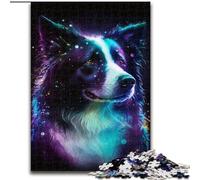 JigsawPuzzle 1000 Pieces for Adults Border Collie cardboard Jigsaw size 26x38cm Home Decor Brain Teaser Game for Teenagers & Family Interaction