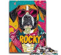 JigsawPuzzle 1000 Pieces for Adults Boxer Dog for And 14 Years And over Educational Challenge Fun Activities at Home, Birthday Gifts, Travel Gifts 50x75cm