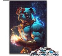 JigsawPuzzle 1000 Pieces for Adults Boxer Dog Jigsaw Puzzles Made of Wood,Toys Gift Educational Intellectual Decompressing Fun Family Game 1000pcs(50x75cm)